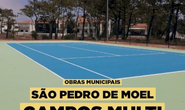 Novo espaço multidesportivo de São Pedro de Moel quase concluido