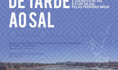 Castro Marim promove a iniciativa “Fim de Tarde ao Sal”