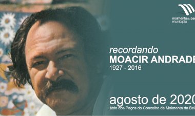 Moacir Andrade recordado em exposição no átrio dos Paços do Concelho de Moimenta da Beira