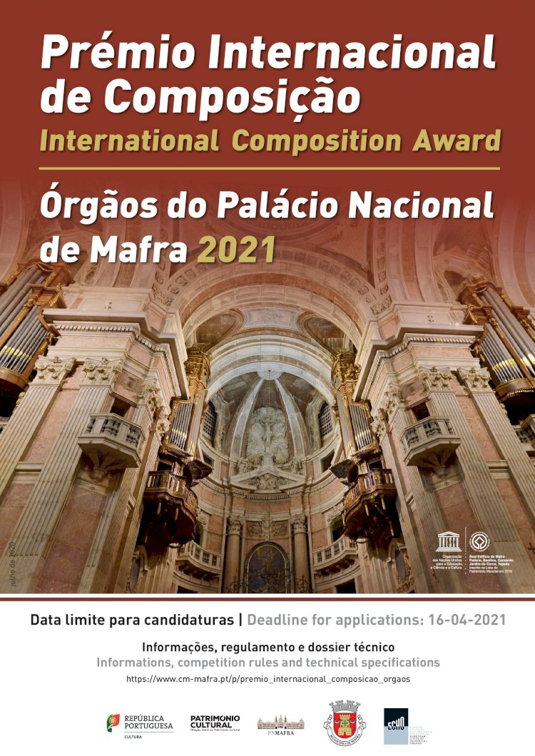 Prémio Internacional de Composição – Órgãos do Palácio Nacional de Mafra com candidaturas abertas