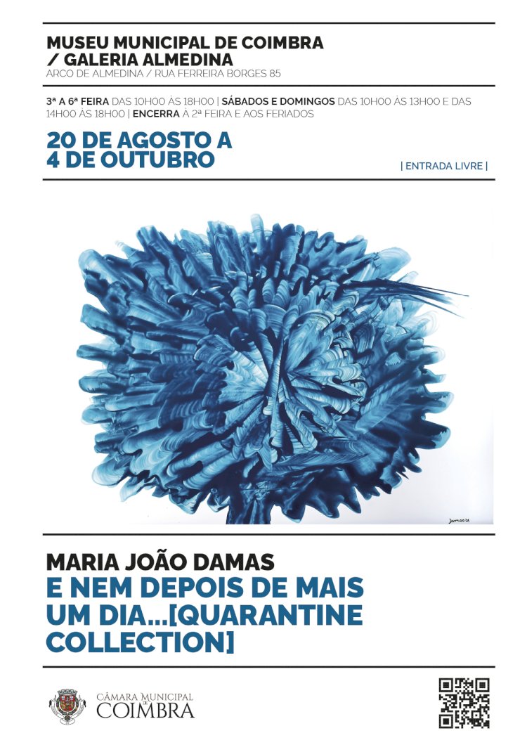 Exposição “E nem depois de mais um dia… [Quarantine collection]”, de Maria João Damas, na Galeria Almedina