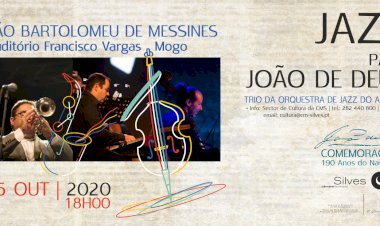 Trio da Orquestra de Jazz do Algarve celebra com concerto o 190º aniversário do poeta e pedagogo João de Deus