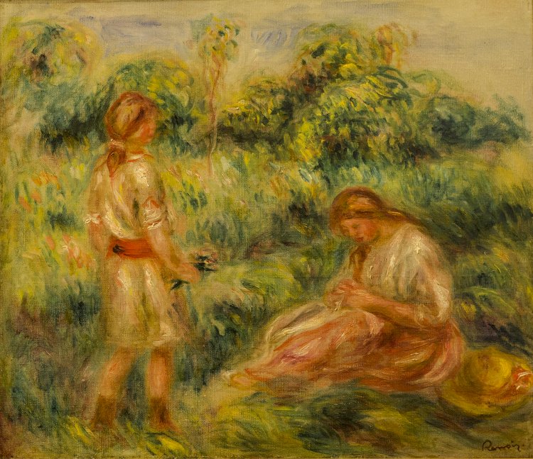 Exposição Mulheres. Entre Renoir e Amadeo apresentada em Algés