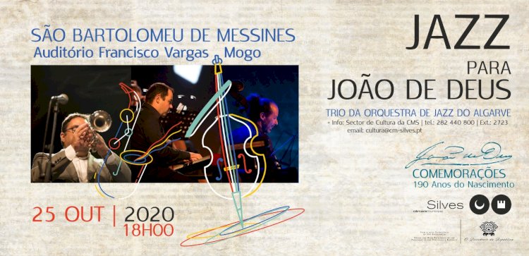 Trio da Orquestra de Jazz do Algarve celebra com concerto o 190º aniversário do poeta e pedagogo João de Deus