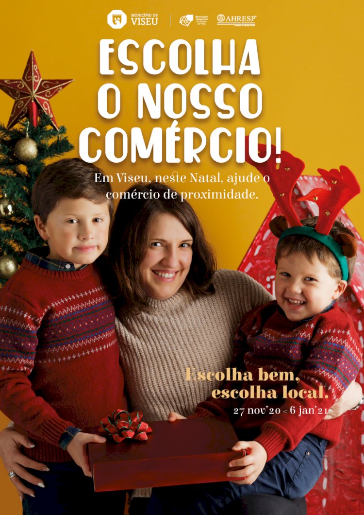 Viseu aposta na dinamização do comércio local e numa programação cultural segura, neste Natal