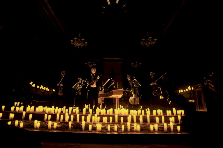 Bandas sonoras do cinema à luz das velas em Lisboa