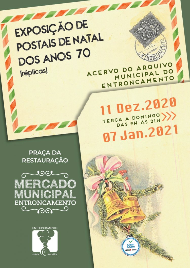 Mercado Municipal do Entroncamento acolhe exposição de postais de Natal dos Anos 70