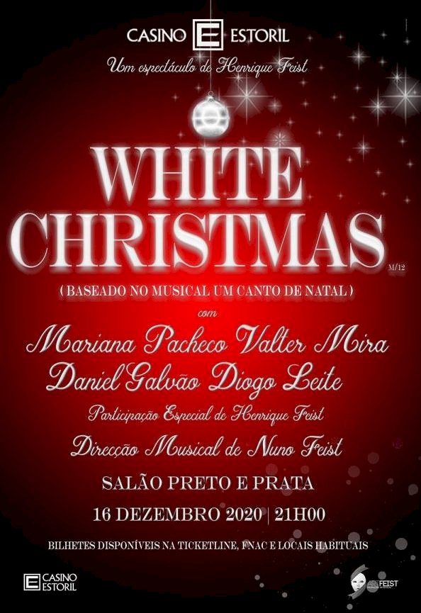 “White Christmas” em destaque no Salão Preto e Prata do Casino Estoril