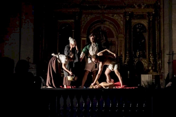 Quadros de Caravaggio ao vivo no Centro de Diálogo Intercultural de Leiria