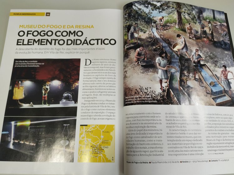 Museu do Fogo e da Resina em destaque na revista ‘National Geographic’