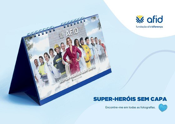 Fundação AFID Diferença lança calendário 2021 de tributo aos heróis da pandemia