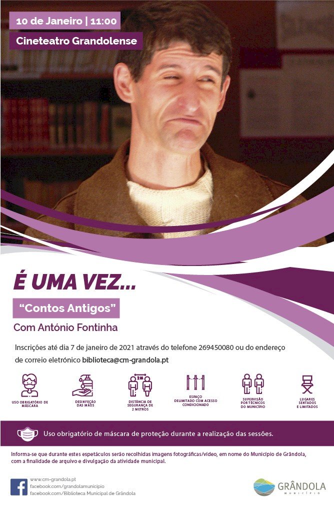 António Fontinha apresenta em Grândola “Contos Antigos”