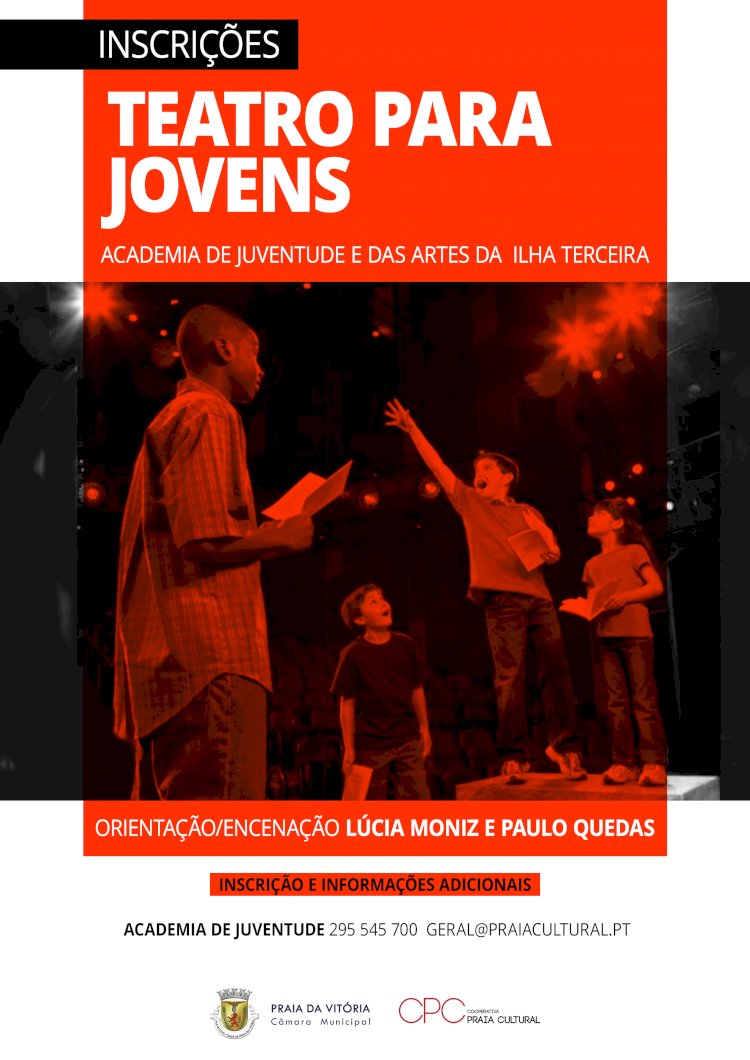 Academia de Juventude e das Artes da Ilha Terceira com aulas de formação de teatro, dança e piano para jovens