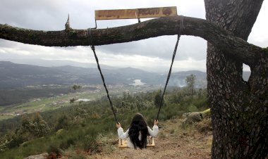 Abragão ganha mais um baloiço para desfrutar da natureza e com uma vista única sobre o território