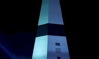 Centro Geodésico de Portugal “pinta-se” de azul e assinala o Mês da Prevenção dos Maus Tratos na Infância e o Dia Mundial da Consciencialização do Autismo