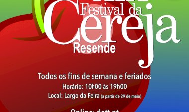 Município de Resende, CTT e DOTT lançam festival da cereja de Resende online