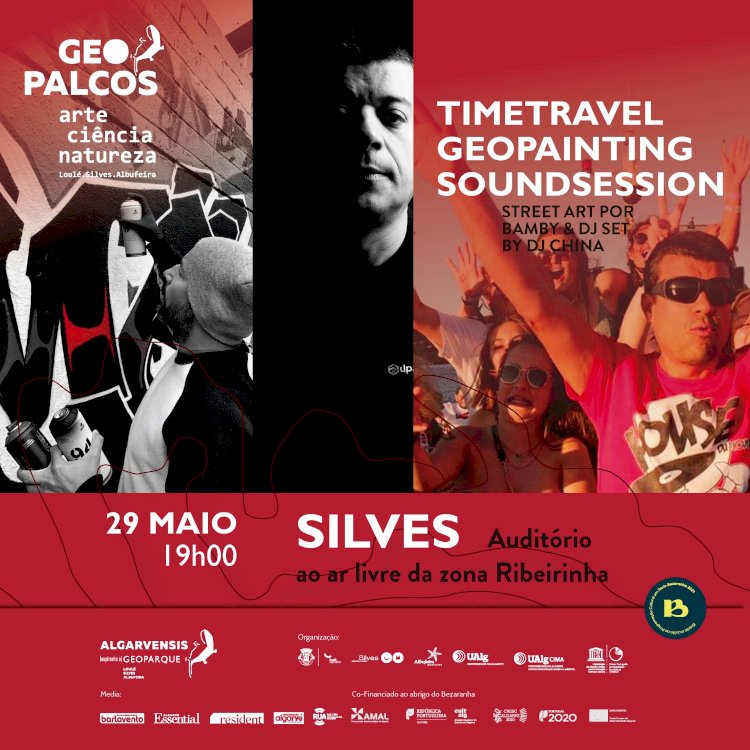 Geopalcos "Timetravel - Geopainting Soundsession" acontece em Silves