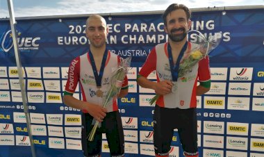 Bernardo Vieira e Telmo Pinão medalhados no Europeu de paraciclismo