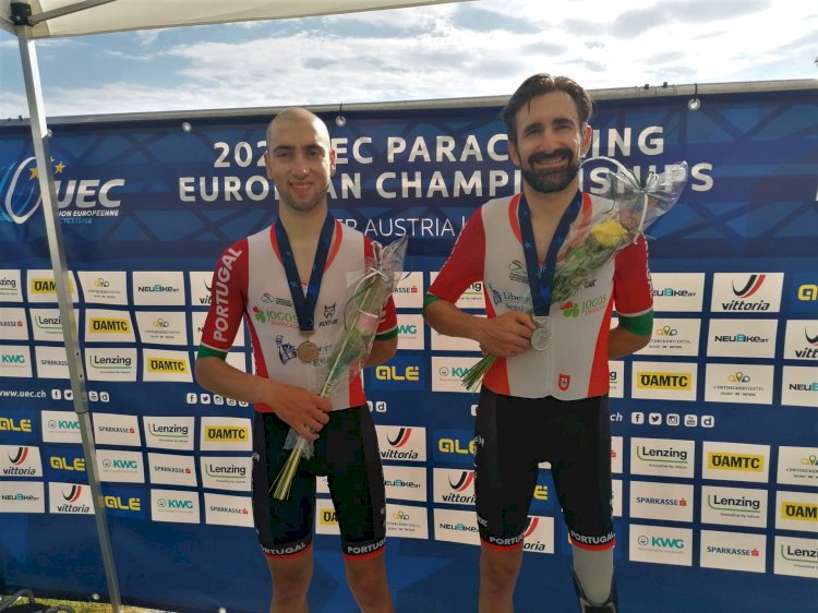 Bernardo Vieira e Telmo Pinão medalhados no Europeu de paraciclismo