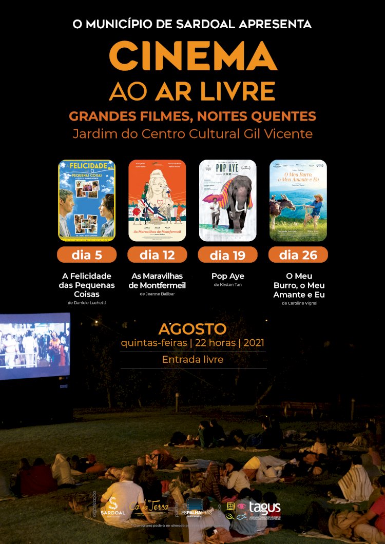 Noites de Cinema ao Ar Livre regressam ao Jardim do Centro Cultural Gil Vicente