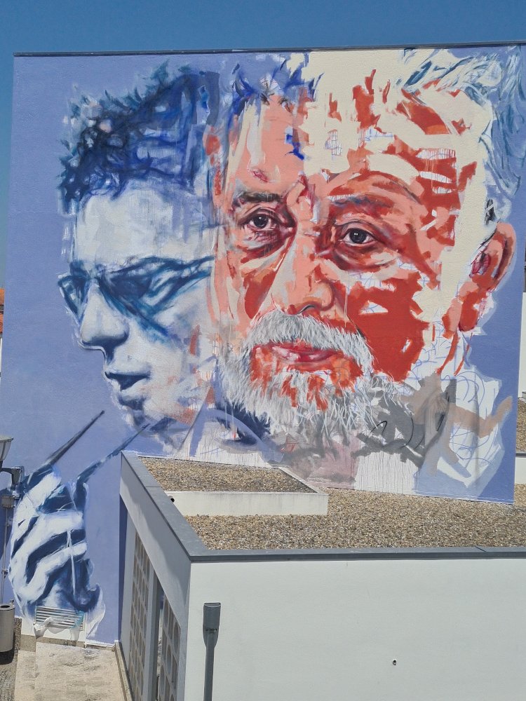 ‘Vila das Artes’ homenageia ‘o eterno mestre dos inquietos’ com Pintura Mural