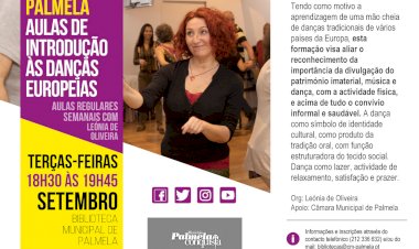 Aulas de Danças Europeias regressam à Biblioteca Municipal de Palmela