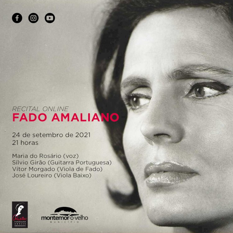 Recital de Fado Amaliano online celebra Amália Rodrigues