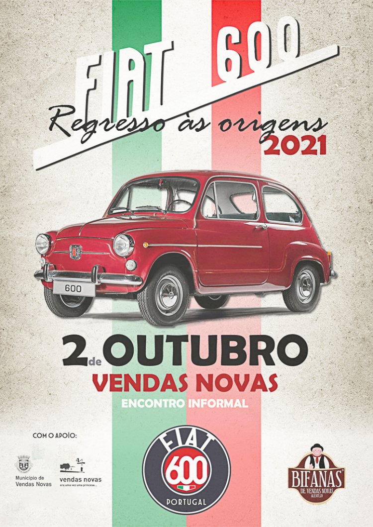 Vendas Novas Recebe Encontro do Clássico FIAT 600