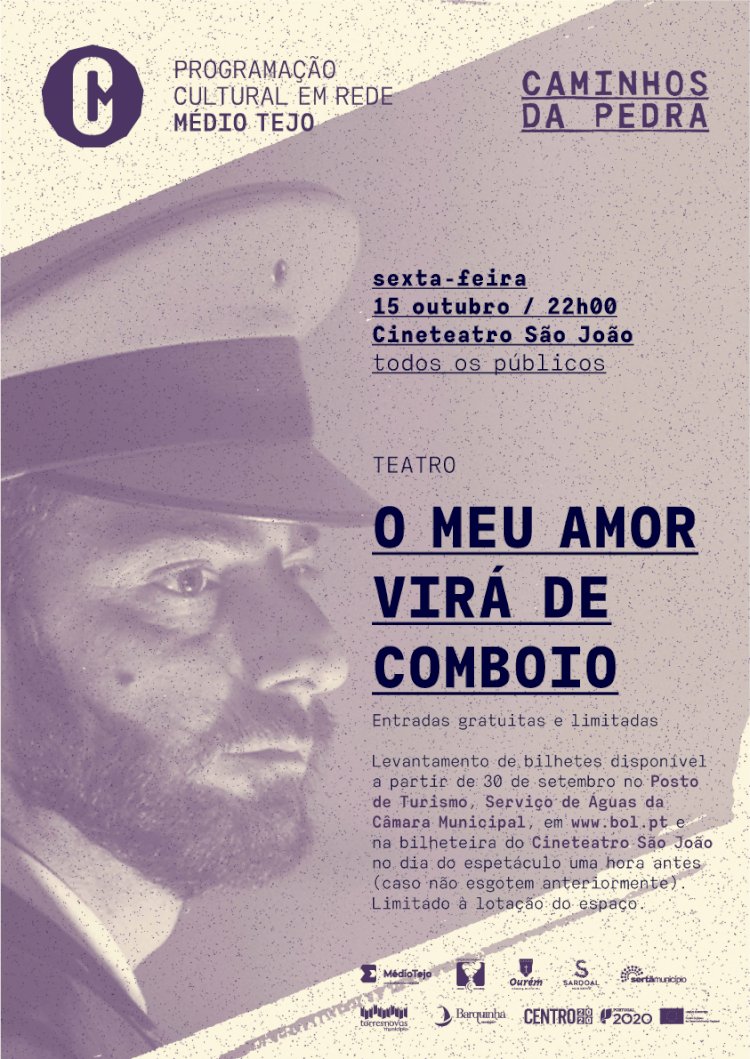 Teatro “O meu Amor virá de Comboio”, 15 outubro no Cineteatro São João