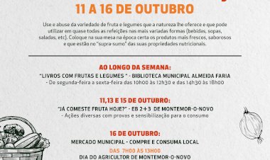 Semana da Alimentação de 11 a 16 de Outubro