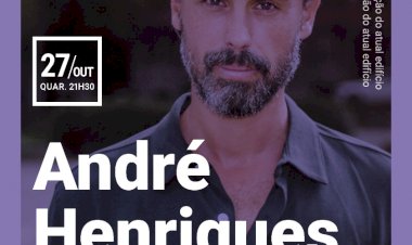 Teatro Virgínia comemora aniversário com concerto gratuito de André Henriques