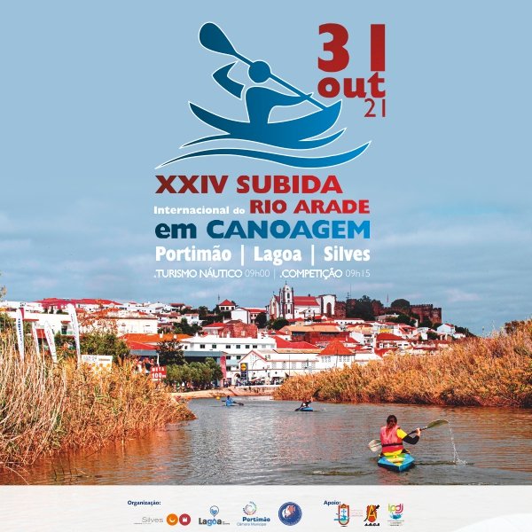 Subida do Rio Arade em Canoagem