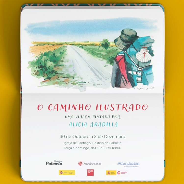 Exposição “O Caminho. Uma viagem pintada por Alicia Aradilla”, para visitar em Palmela