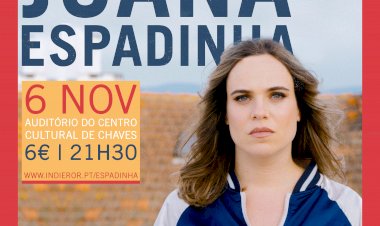 Joana Espadinha sobe ao palco do Centro Cultural  a 6 de Novembro