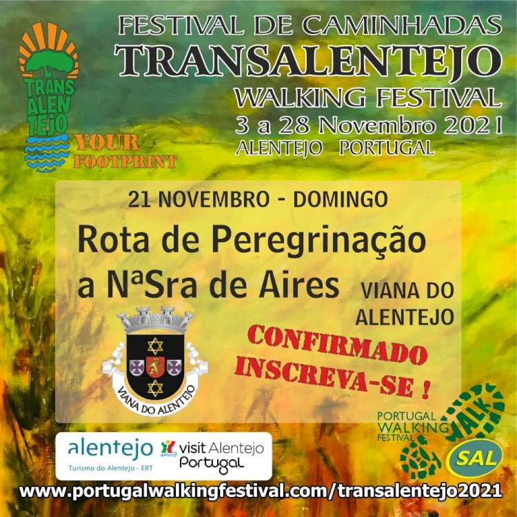 Festival de Caminhadas TransAlentejo com passagem pelo concelho de Viana