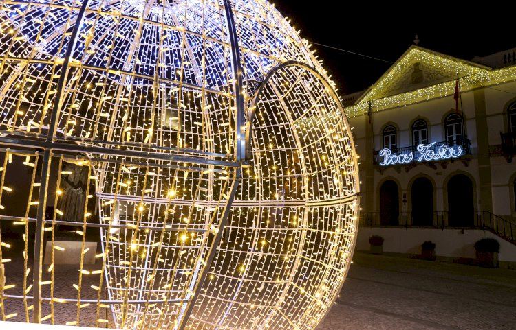 Alcácer do Sal brilha ainda mais com a iluminação de Natal