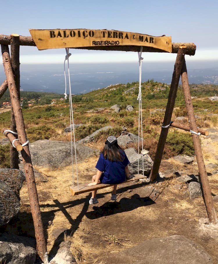 Baloiços e Lugares - Baloiço Terra e Mar de Ribeiradio, Oliveira de Frades