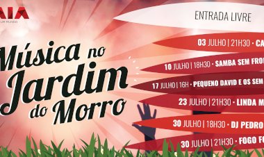 Julho volta a levar a música ao Jardim do Morro