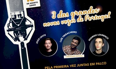 Luis Trigacheiro, Rodrigo Lourenço e João Leote em concerto inédito no Lounge D do Casino Estoril