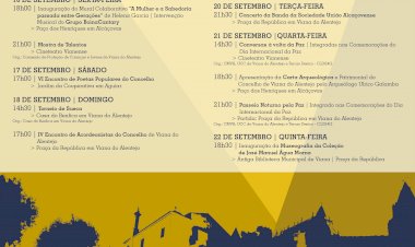 Exposições, música e poetas populares na semana cultural de Viana do Alentejo