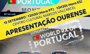 Ourense com Grönholm e Andersson na apresentação do FIA World RX