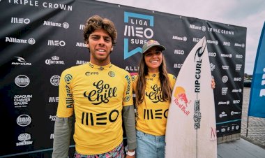 5 minutos com Guilherme Ribeiro e Teresa Bonvalot, líderes da Liga MEO Surf
