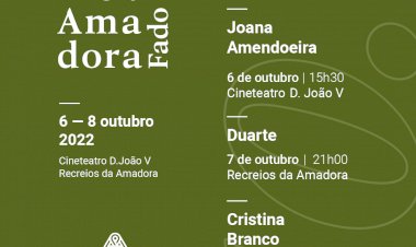 10.º Amadora Fado traz à cidade Joana Amendoeira, Duarte e Cristina Branco