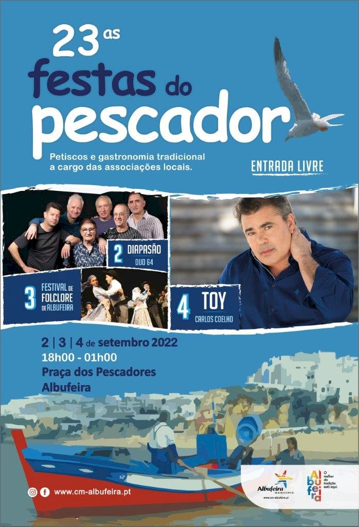 Festival de Folclore, Toy e Diapasão animam Festas do Pescador de Albufeira