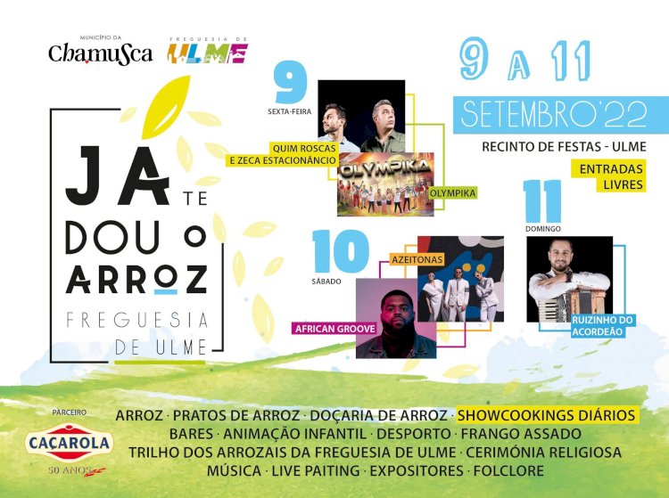 Vila de Ulme, na Chamusca, recebe o festival “Já Te Dou o Arroz”