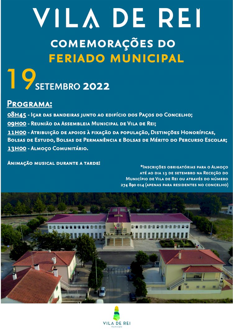 Vila de Rei comemora Dia do Concelho e os 737 anos de foral