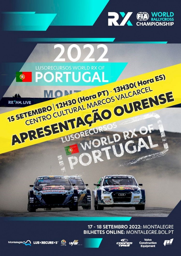 Ourense com Grönholm e Andersson na apresentação do FIA World RX