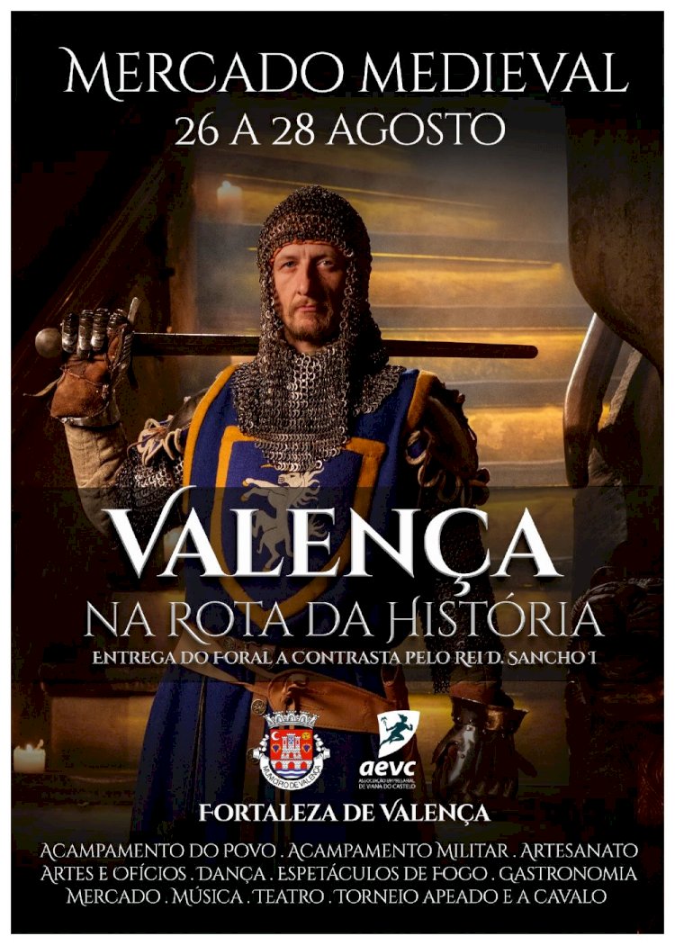 Fortaleza de Valença vai viajar no tempo com o Mercado Medieval