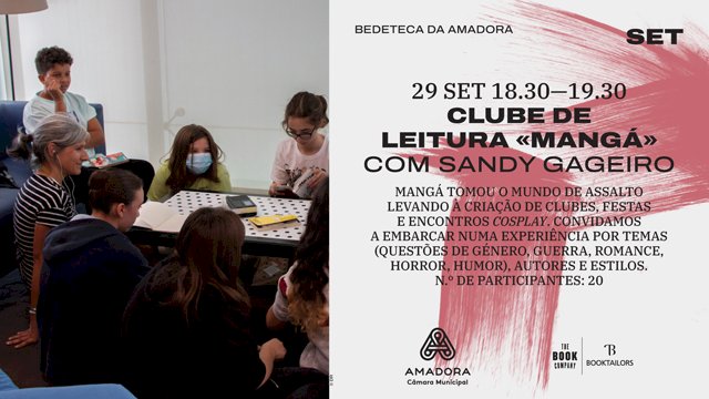 Clube de Leitura Mangá, com Sandy Gageiro