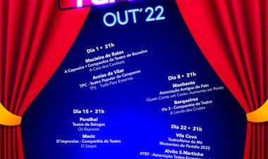 Festa do Teatro com dez espectáculos de grupos de Barcelos